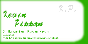 kevin pippan business card